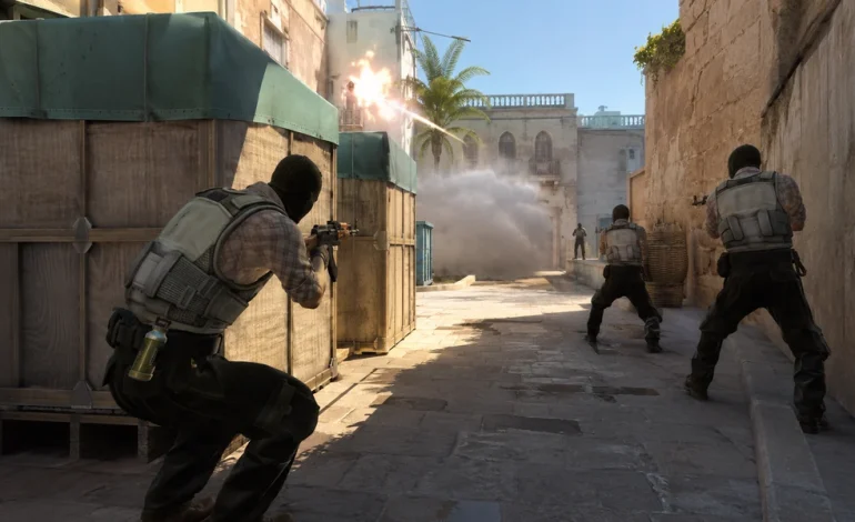 How do players split case entries across one CS2 battle round?